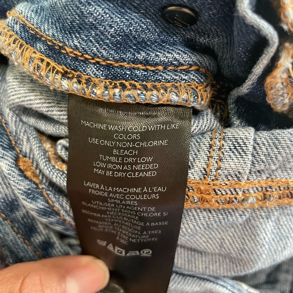 We The Free Blue Denim Overalls Relaxed Fit by Ziggy Shortalls size Small NNT - Picture 8 of 13